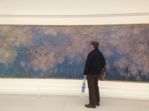 Stan and one of Monet's Water Lillies